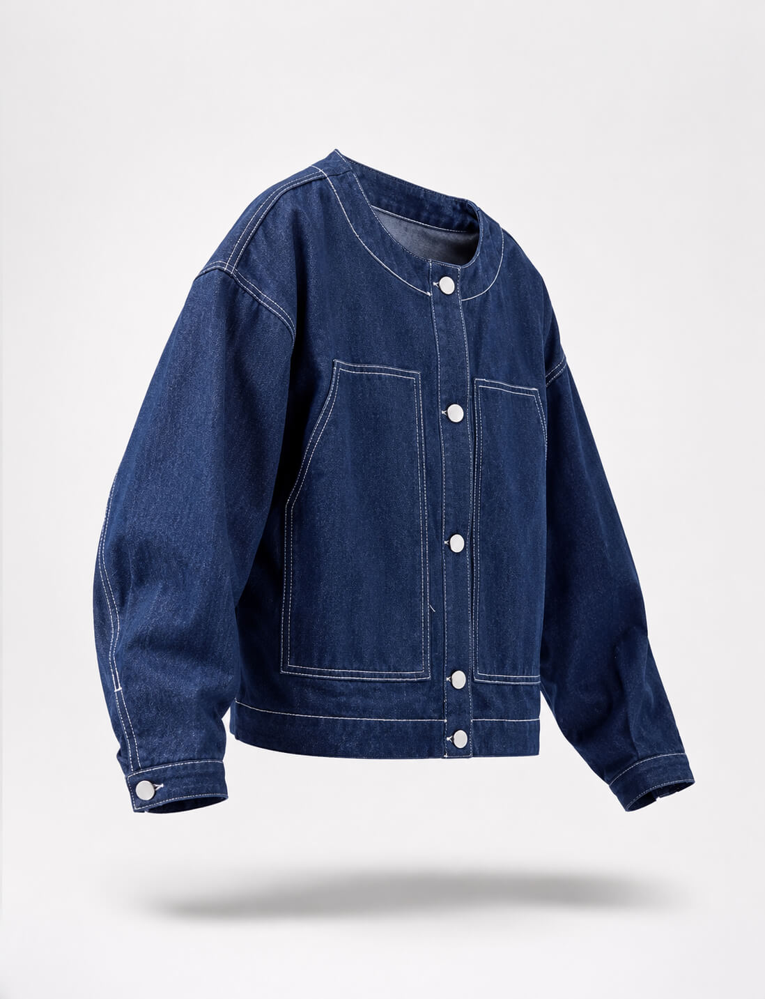 Denim — Veste Courte & Jupe Longue